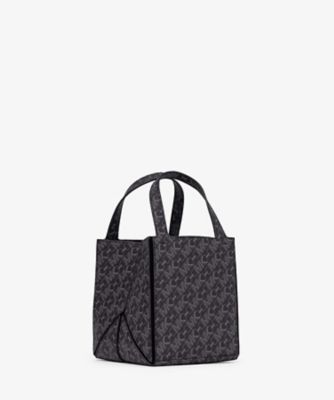 MICHAEL KORS ブラック トートバッグ MKロゴ付き