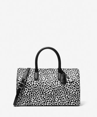 MICHAEL KORS/マイケル・コース ＳＣＡＲＬＥＴＴ　チータープリント　カーフヘア　サッチェル　ミディアム　３０Ｒ５ＳＥＴＳ２Ｏ