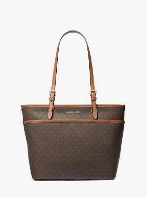 ＜MICHAEL KORS＞ＷＩＮＳＴＯＮ　トップジップ　ポケット　トート　ミディアム　－　ＭＫシグネチャー