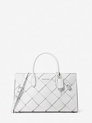 MICHAEL KORS/マイケル・コース ＳＣＡＲＬＥＴＴ　ウーヴン　レザー　サッチェル　ミディアム　３０Ｓ５ＳＥＴＳ２Ｌ