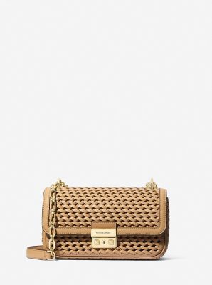 ＜MICHAEL KORS＞ＴＲＩＢＥＣＡ　キルテッドレザー　ショルダー　スモール