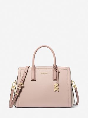 ＜MICHAEL KORS＞ＬＡＩＬＡ　カラーブロック　ぺブル　レザー　サッチェル　ミディアム　３０Ｔ５Ｇ９ＩＳ２Ｔ