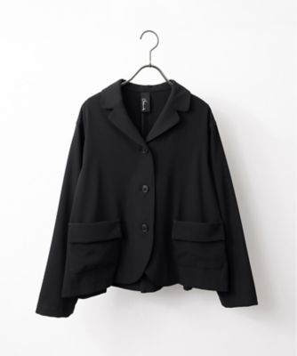 GRANCY テーラードジャケット　ブラック GRANCY ジャケット テーラードジャケット 「GRANCY」Reverse
