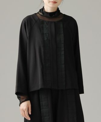 ドリノジャケット［Chronicle］タックフリルのノーカラー