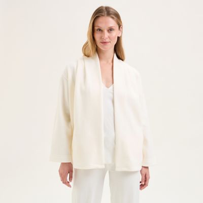 ＜Yves Delorme＞サラ　フリースポンチョ／ＬＡＩＴ