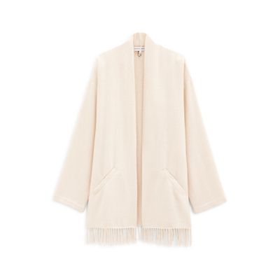 Yves Delorme/イヴ ドロ-ム ロランス ウールフリンジポンチョ CREME（クリーム）ルームウェア【三越伊勢丹/公式】