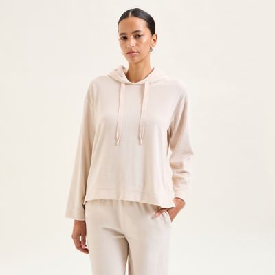 ＜Yves Delorme＞レナ　ベロアパーカー