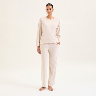 ＜Yves Delorme＞レナ　ベロアパンツ