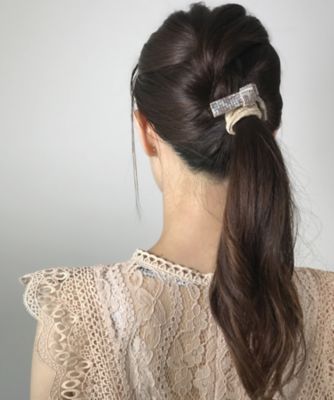 新品◎accaリボンポニー - ヘアアクセサリー