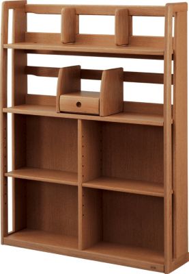 浜本工芸 (Baby & Kids)/ハマモトコウゲイ No.32 書棚 幅110cm 下箱 ダークオーク 机・デスク【三越伊勢丹/公式】