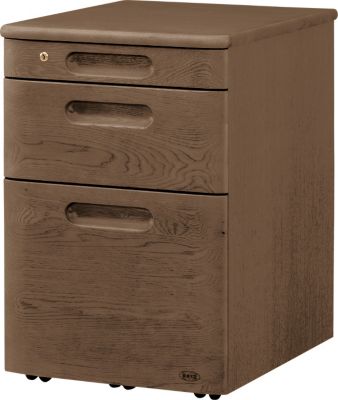 浜本工芸 (Baby & Kids)/ハマモトコウゲイ No.32 ワゴン 移動袖A カフェオーク 机・デスク【三越伊勢丹/公式】