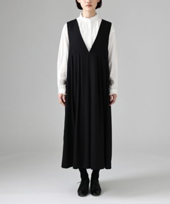 ＜BASCO (Women/大きいサイズ)＞Ｃｈｒｏｎｉｃｌｅ　ドナドレス　ブラックサロペットドレス