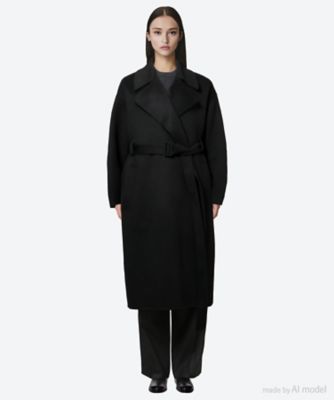 ＜AURALEE (Women)＞≪送料無料≫ＣＡＳＨＭＥＲＥ　ＭＥＬＴＯＮ　ＨＡＮＤ　ＳＥＷＮ　ＣＯＡＴ　Ａ２４ＡＣ０１ＳＷ