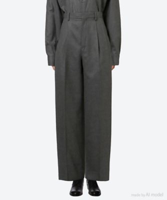 ＜AURALEE (Women)＞ＳＵＰＥＲ　ＬＩＧＨＴ　ＷＯＯＬ　ＳＬＡＣＫＳ　Ａ２４ＡＰ０５ＳＷ