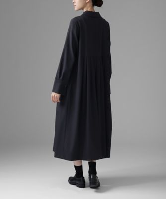 エルド Chronicle 長めカフスとタックのブラックドレス