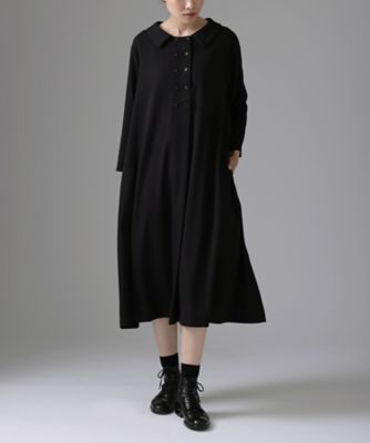 トルジェロング Chronicle ダブルボタンのブラックドレス