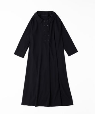 トルジェロング Chronicle ダブルボタンのブラックドレス