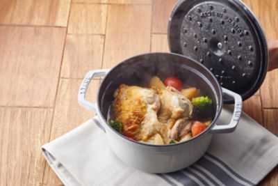 STAUB ストウブ ピコ・ココット ラウンド 鍋 16cm カンパーニュ - 調理器具