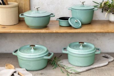 新品 ストウブ STAUB ラ ココット デ ゴハン S セージグリーン - 鍋