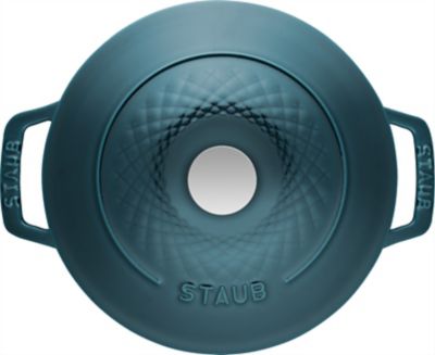 【新品未使用】staub ストウブ ツイストココット ラウンド ラ・メール