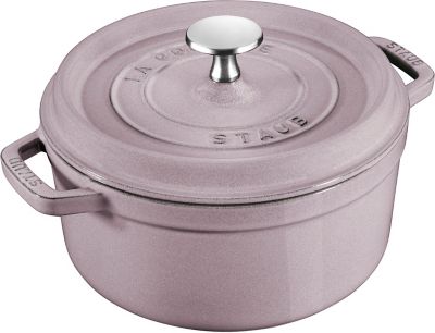 STAUB   ピコ・ココットラウンド　20cm  シフォンローズ容量22L