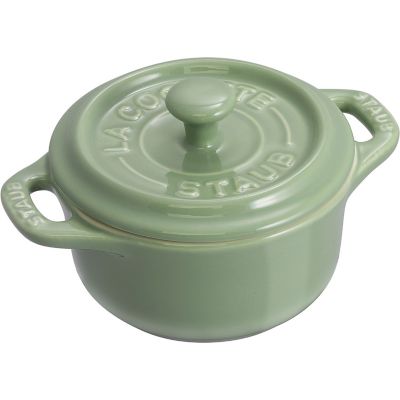 ＜STAUB＞【ＺＷＩＬＬＩＮＧおまとめ】ミニラウンドココット　１０ｃｍ　ユーカリ