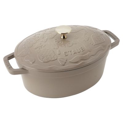 ＜STAUB＞ココットオーシャン　オーバル２３ｃｍ　リネン