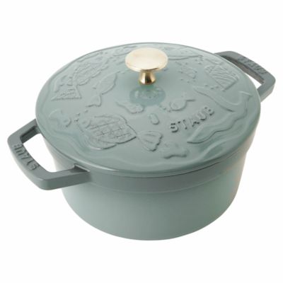 ＜STAUB＞ココットオーシャン　ラウンド２０ｃｍ　ユーカリ