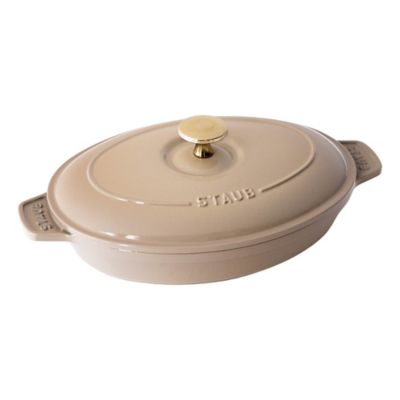 ＜STAUB＞オーバルホットプレート　２３ｃｍ　ブラスノブ　各種