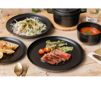 STAUB 鋳鉄プレート 2個セット ZWILLINGおまとめ】ダイニングライン ディーププレート