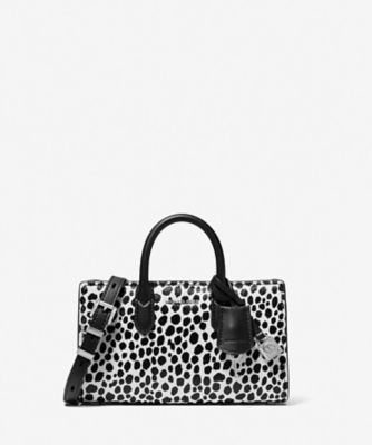＜MICHAEL KORS＞ＳＣＡＲＬＥＴＴ　チータープリント　カーフヘア　クロスボディ　エクストラスモール　３２Ｒ５ＳＥＴＣ０Ｏ