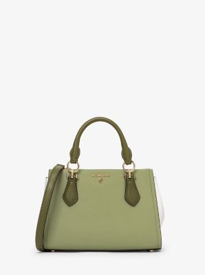 MICHAEL KORS ハンドバッグ グリーン/ベージュ MICHAEL KORS マイケルコース ハンドバッグ 2way ショルダー
