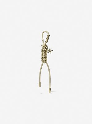 MICHAEL KORS/マイケル・コース ゴールドトーン & メタリック ブレイド コード バッグ チャーム 32T5GD0K3K