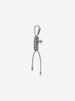 MICHAEL KORS/マイケル・コース シルバートーン & メタリック ブレイド コード バッグ チャーム 32T5SD0K3K