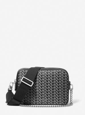 MICHAEL KORS/マイケル・コース BRYANT MK2000 ロゴ ジャカード カメラ クロスボディ ミディアム 32T5SYTC6O