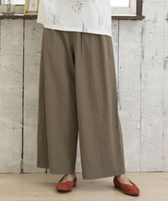 麻レーヨンワイドパンツ Sab Street My Standard サブストリート マイ