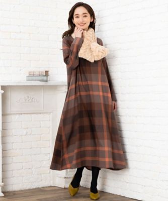 ビッグチェックワンピース 三越伊勢丹オンラインストア 公式