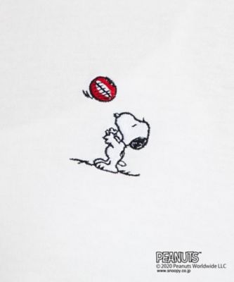 ｐｅａｎｕｔｓ ｓｎｏｏｐｙ ラグビー刺繍ｔシャツ プラスサイズ 三越伊勢丹オンラインストア 公式