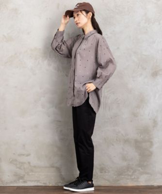 ホイルドットプリントシャツ 33ー01ー6678 | sab street my