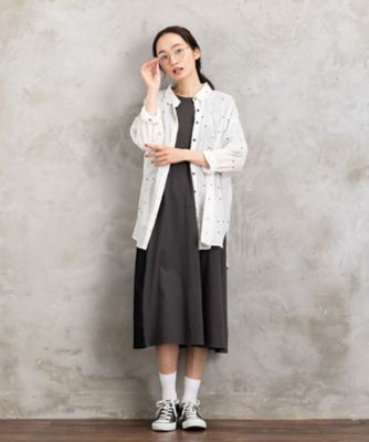 ホイルドットプリントシャツ 33ー01ー6678 | sab street