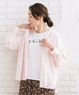 ＜sab street my standard (Women/大きいサイズ)＞ＦＯＮＴＬＡＢ　ナチュラルエアータンブラーフーディブラウス　３３ー０１ー６７１３