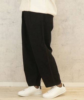 ＜sab street my standard (Women/大きいサイズ)＞ＩＮＤＥＳＩＧＮ　コーデュロイサーカスパンツ　３３－１２－１３８８