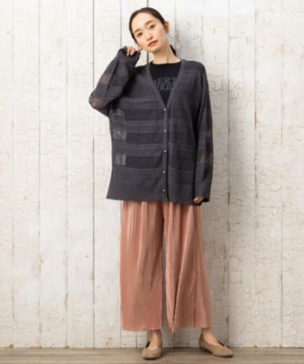 ＦＯＮＴＬＡＢセルフカットプリーツパンツ　プラスサイズ３３－１２－１４８５