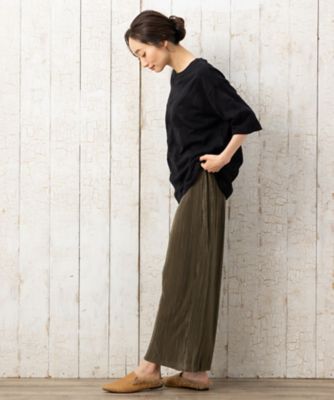 ＦＯＮＴＬＡＢセルフカットプリーツパンツ　プラスサイズ３３－１２－１４８５