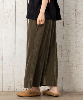 ＦＯＮＴＬＡＢセルフカットプリーツパンツ　プラスサイズ３３－１２－１４８５