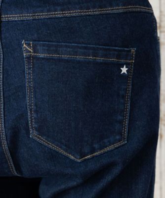 ＦＯＮＴＬＡＢ　スター刺繍ストレートデニム