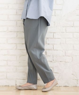 ハイテンションドロストテーパードパンツ　プラスサイズ　３３ー１２ー１５１０