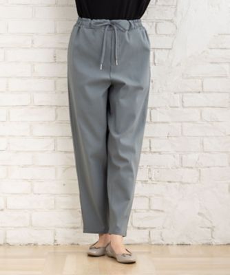 ハイテンションドロストテーパードパンツ　プラスサイズ　３３ー１２ー１５１０