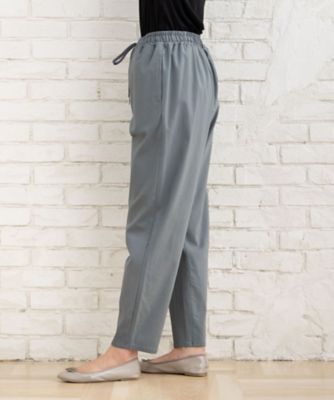 ハイテンションドロストテーパードパンツ　プラスサイズ　３３ー１２ー１５１０