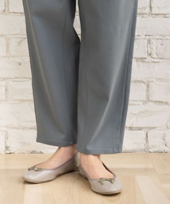 ハイテンションドロストテーパードパンツ　プラスサイズ　３３ー１２ー１５１０